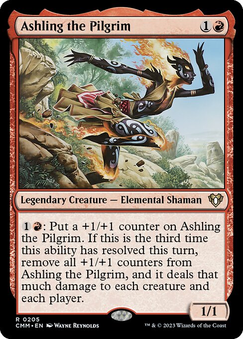 Commander Masters - 205 - Ashling the Pilgrim - Rare - R - Foil