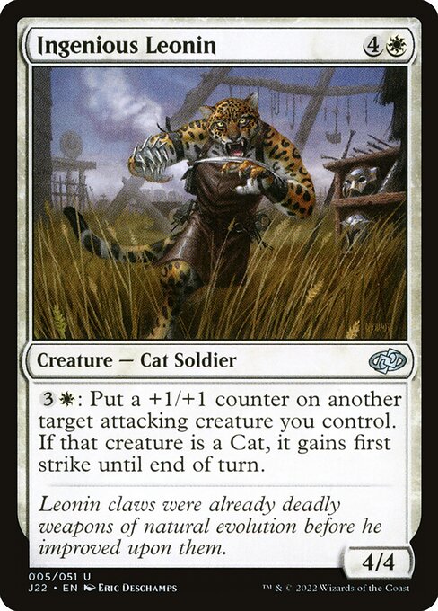 Jumpstart 2022 - 5 - Ingenious Leonin - Uncommon - W - Non-foil