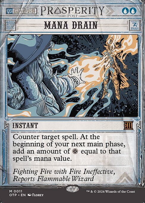 Breaking News - 11 - Mana Drain - Mythic - U - Non-foil