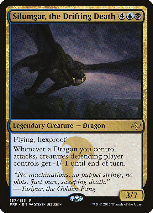 Fate Reforged - 157 - Silumgar, the Drifting Death - Rare - UB - Non-foil