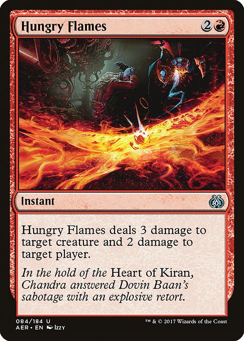 Aether Revolt - 84 - Hungry Flames - Uncommon - R - Non-foil