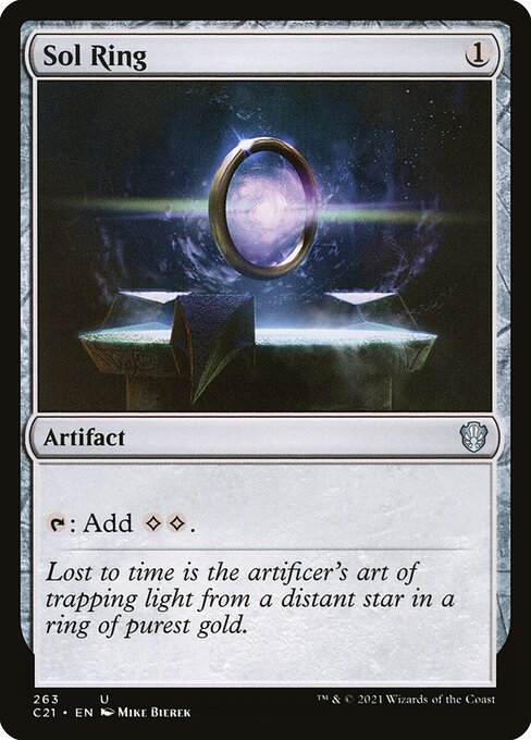 Commander 2021 - 263 - Sol Ring - Uncommon - C - Non-foil