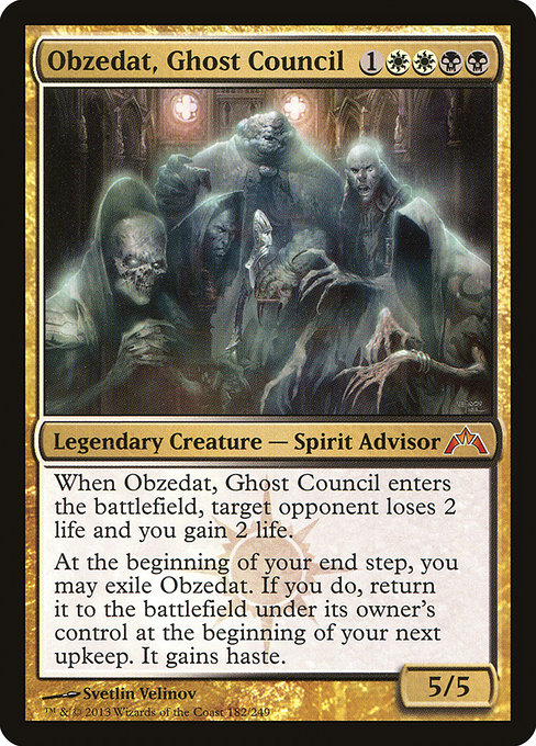 Gatecrash - 182 - Obzedat, Ghost Council - Mythic - WB - Non-foil
