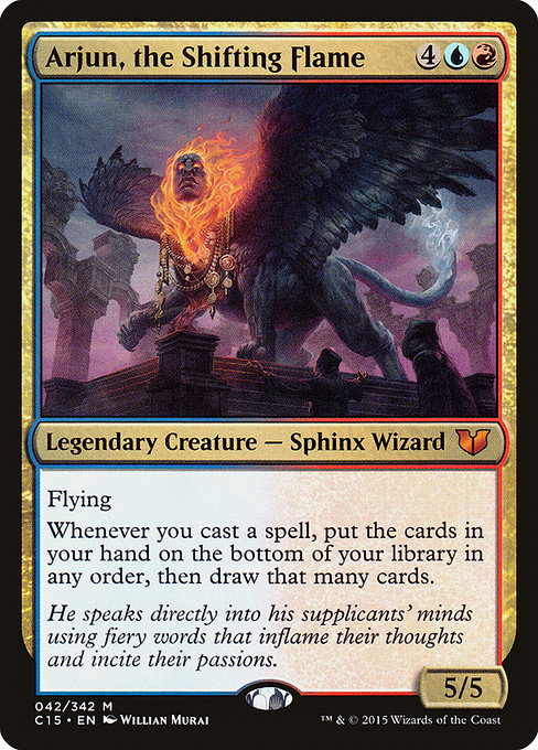 Commander 2015 - 42 - Arjun, the Shifting Flame - Mythic - UR - Non-foil