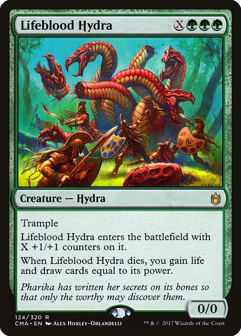 Commander Anthology - 124 - Lifeblood Hydra - Rare - G - Non-foil
