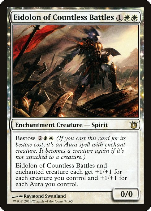 Born of the Gods - 7 - Eidolon of Countless Battles - Rare - W - Non-foil