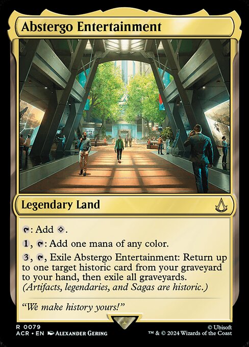 Assassin's Creed - 79 - Abstergo Entertainment - Rare - C - Non-foil