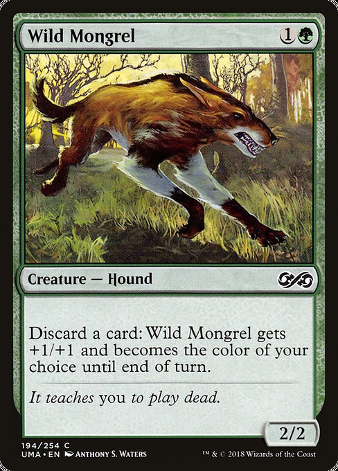 Ultimate Masters - 194 - Wild Mongrel - Common - G - Non-foil