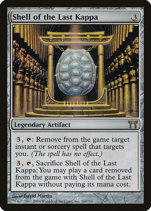 Champions of Kamigawa - 269 - Shell of the Last Kappa - Rare - C - Non-foil