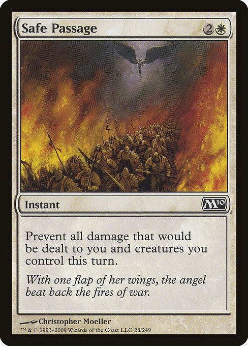 Magic 2010 - 28 - Safe Passage - Common - W - Non-foil