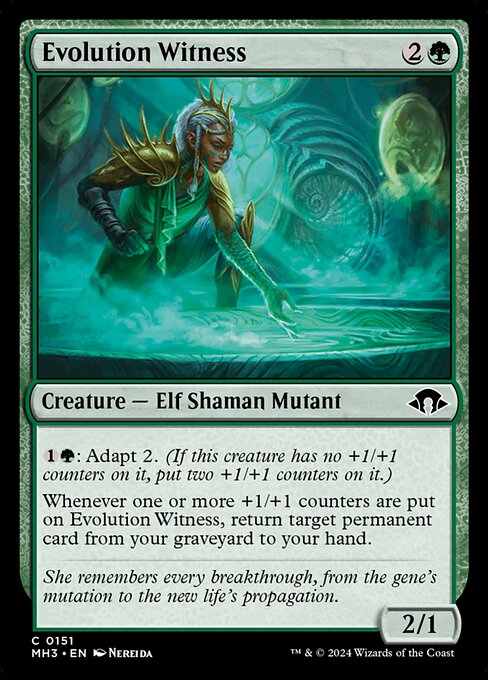 Modern Horizons 3 - 151 - Evolution Witness - Common - G - Foil