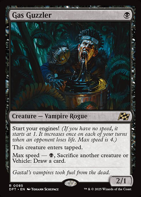 Aetherdrift - 85 - Gas Guzzler - Rare - B - Non-foil