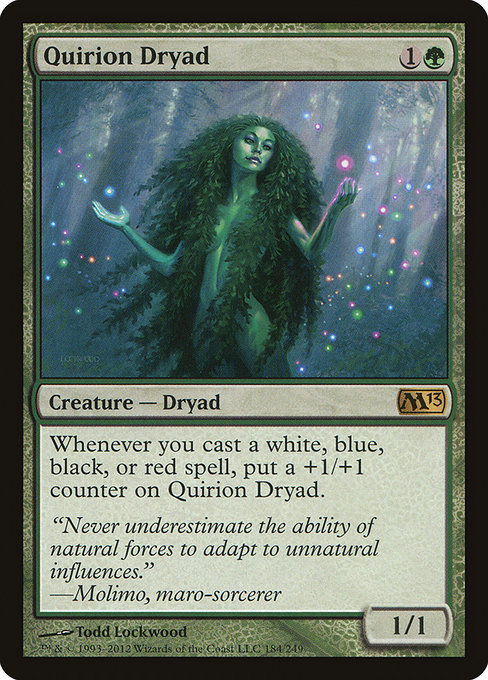 Magic 2013 - 184 - Quirion Dryad - Rare - G - Non-foil