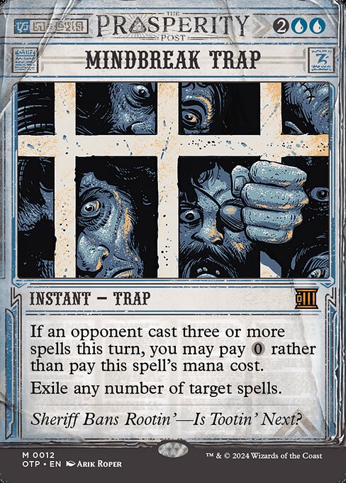 Breaking News - 12 - Mindbreak Trap - Mythic - U - Non-foil