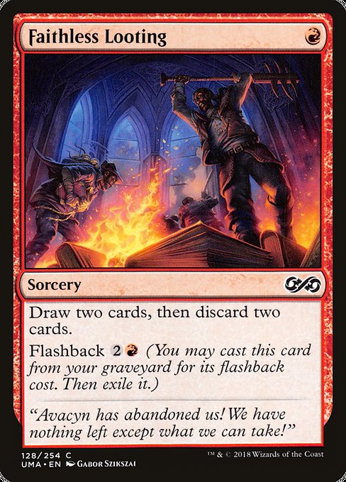 Ultimate Masters - 128 - Faithless Looting - Common - R - Non-foil