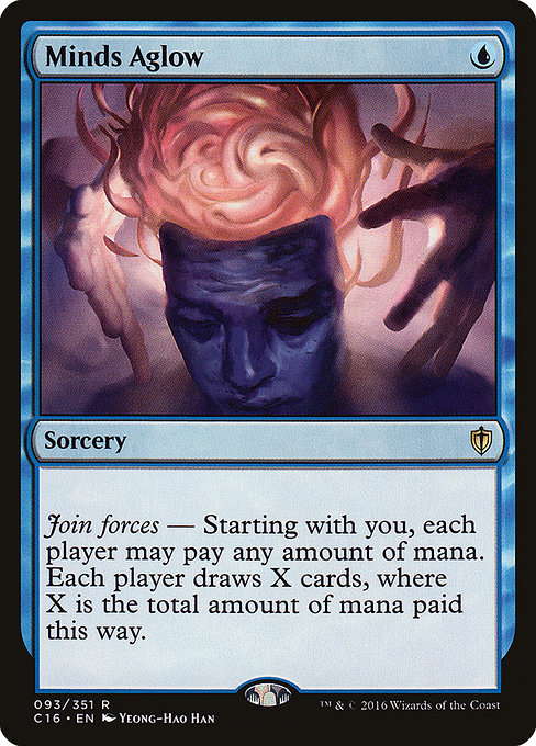 Commander 2016 - 93 - Minds Aglow - Rare - U - Non-foil