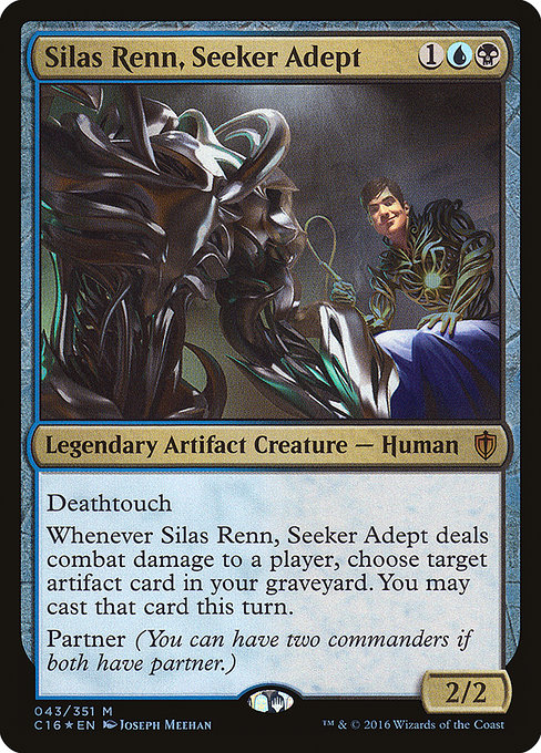 Commander 2016 - 43 - Silas Renn, Seeker Adept - Mythic - UB - Foil
