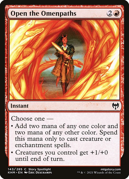 Kaldheim - 143 - Open the Omenpaths - Common - R - Non-foil