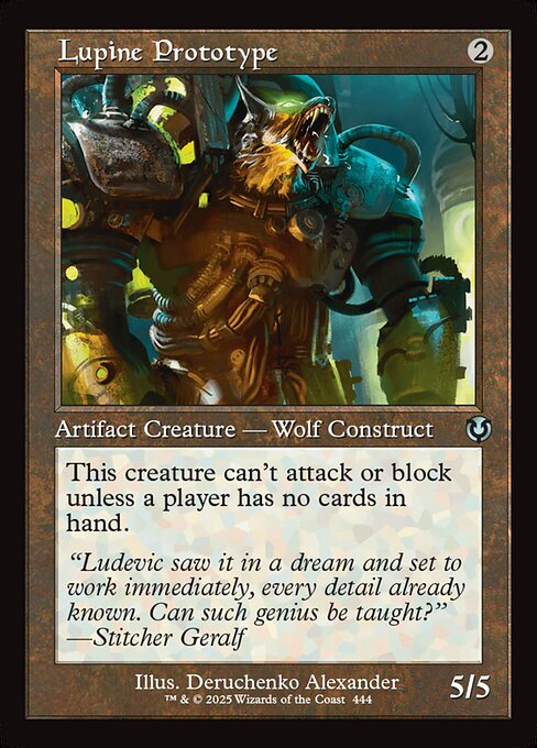 Innistrad Remastered - 444 - Lupine Prototype - Uncommon - C - Non-foil - Promo