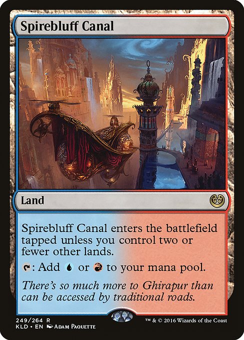 Kaladesh - 249 - Spirebluff Canal - Rare - C - Foil