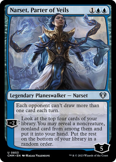 Commander Masters - 853 - Narset, Parter of Veils - Uncommon - U - Non-foil