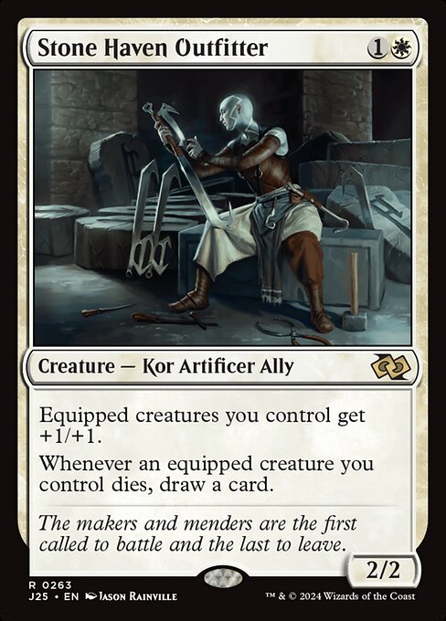 Foundations Jumpstart - 263 - Stone Haven Outfitter - Rare - W - Non-foil