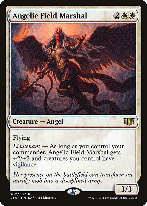 Commander 2014 - 2 - Angelic Field Marshal - Rare - W - Non-foil