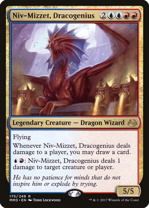 Modern Masters 2017 - 175 - Niv-Mizzet, Dracogenius - Rare - UR - Non-foil