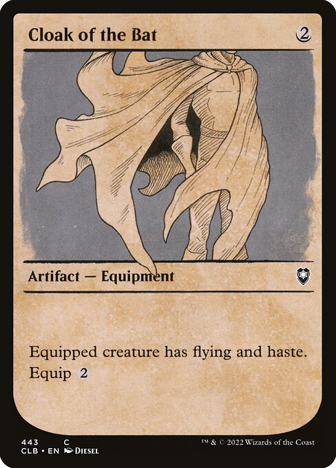 Commander Legends: Battle for Baldur's Gate - 443 - Cloak of the Bat - Common - C - Non-foil