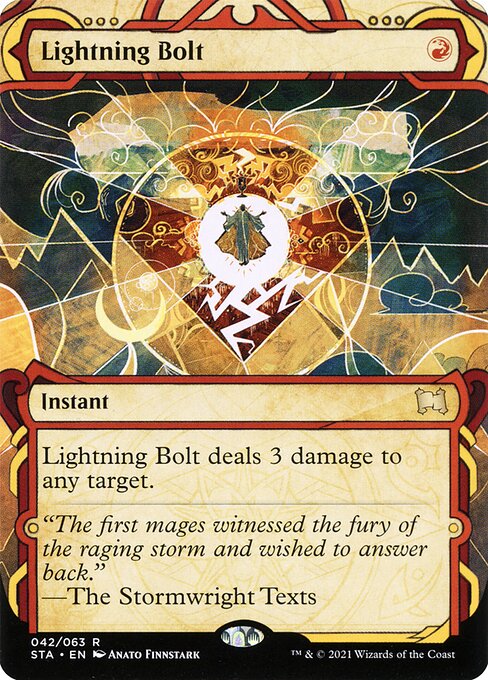 Strixhaven Mystical Archive - 42 - Lightning Bolt - Rare - R - Foil