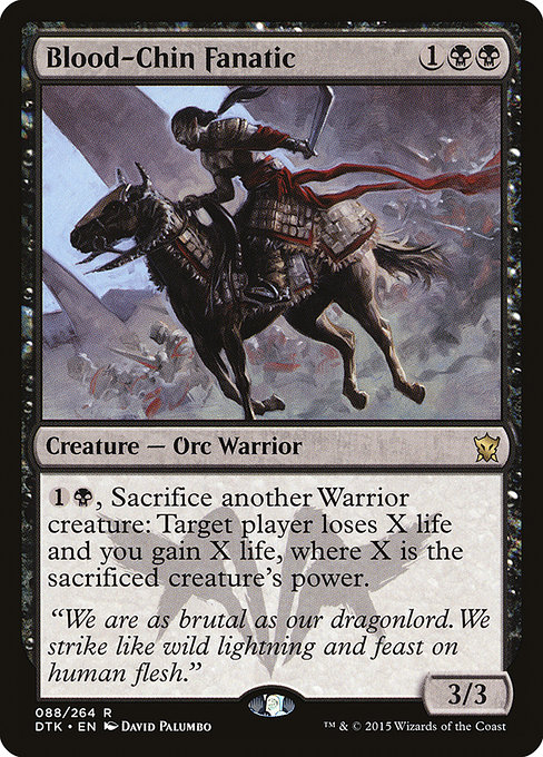 Dragons of Tarkir - 88 - Blood-Chin Fanatic - Rare - B - Non-foil