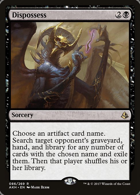 Amonkhet - 86 - Dispossess - Rare - B - Foil