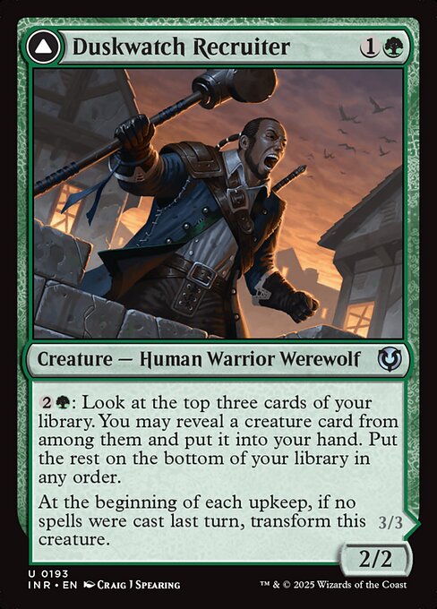 Innistrad Remastered - 193 - Duskwatch Recruiter // Krallenhorde Howler - Uncommon - C - Non-foil