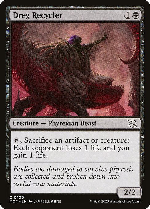 March of the Machine - 100 - Dreg Recycler - Common - B - Non-foil