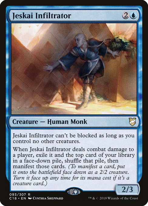 Commander 2018 - 93 - Jeskai Infiltrator - Rare - U - Non-foil