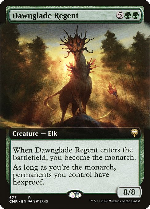 Commander Legends - 677 - Dawnglade Regent - Rare - G - Foil