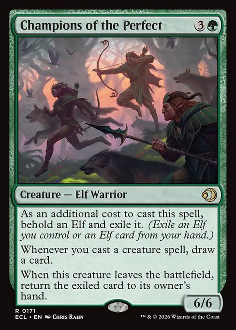 Lorwyn Eclipsed - 171 - Champions of the Perfect - Rare - G - Non-foil
