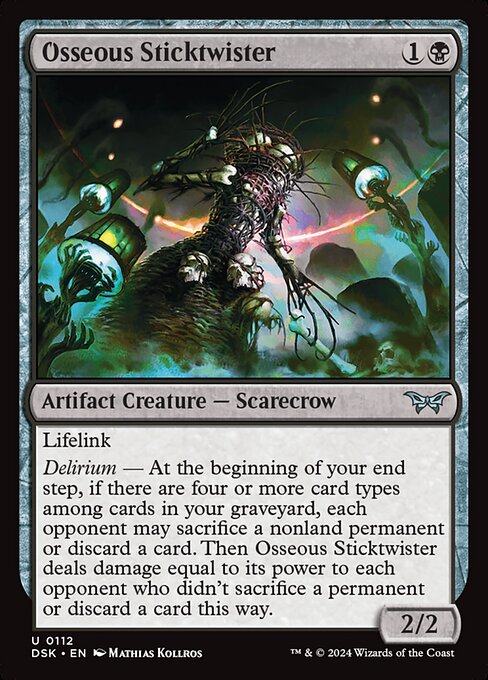 Duskmourn: House of Horror - 112 - Osseous Sticktwister - Uncommon - B - Non-foil