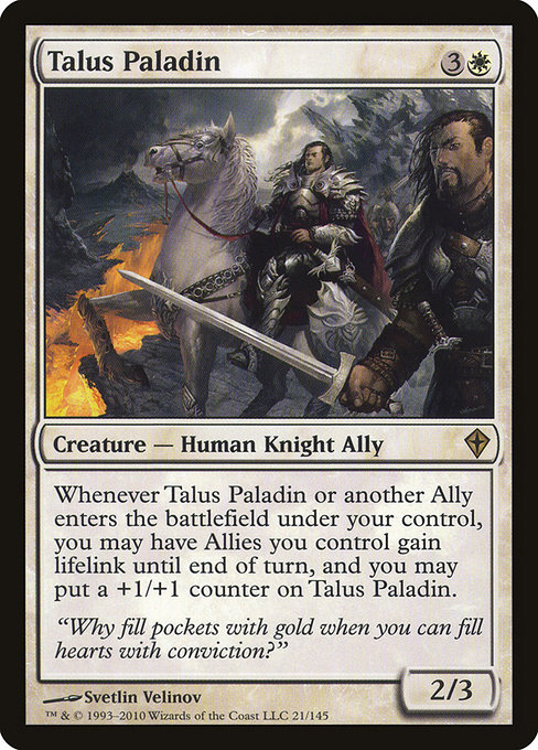 Worldwake - 21 - Talus Paladin - Rare - W - Non-foil
