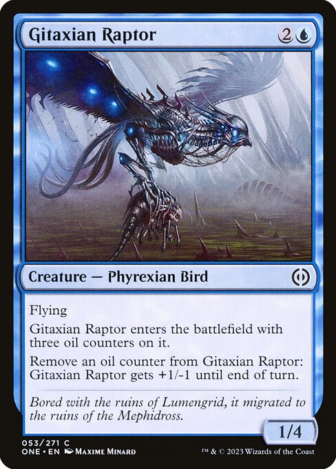 Phyrexia: All Will Be One - 53 - Gitaxian Raptor - Common - U - Foil
