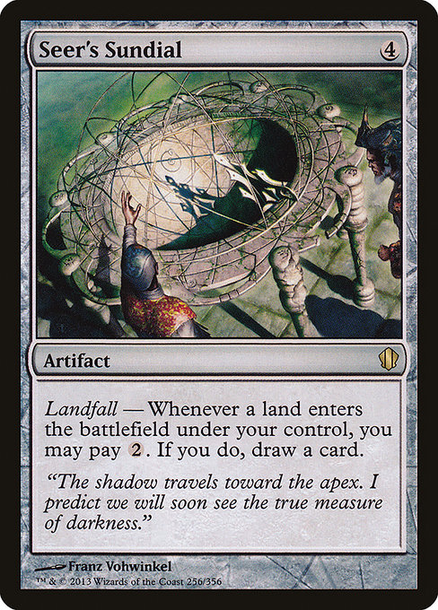 Commander 2013 - 256 - Seer's Sundial - Rare - C - Non-foil