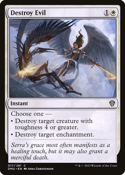 Dominaria United - 17 - Destroy Evil - Common - W - Non-foil