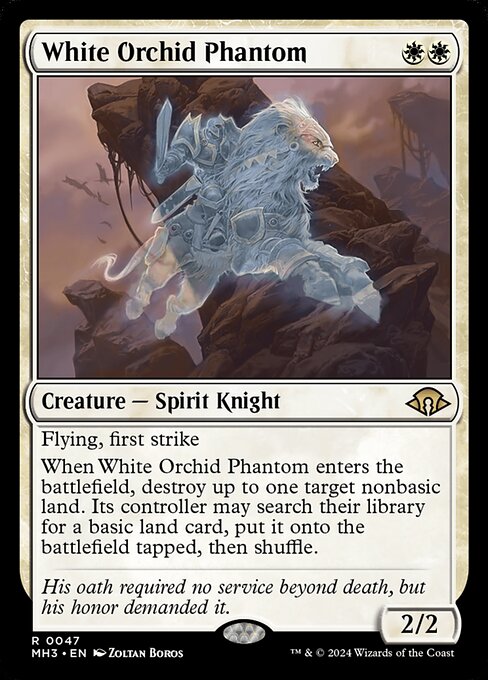 Modern Horizons 3 - 47 - White Orchid Phantom - Rare - W - Non-foil