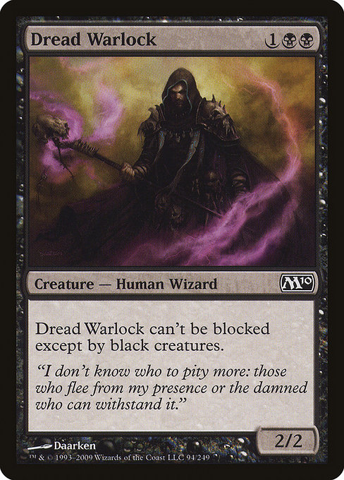 Magic 2010 - 94 - Dread Warlock - Common - B - Non-foil