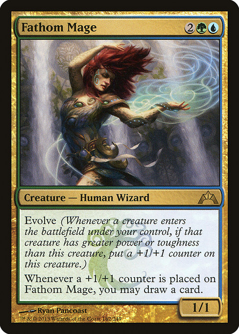 Gatecrash - 162 - Fathom Mage - Rare - UG - Non-foil