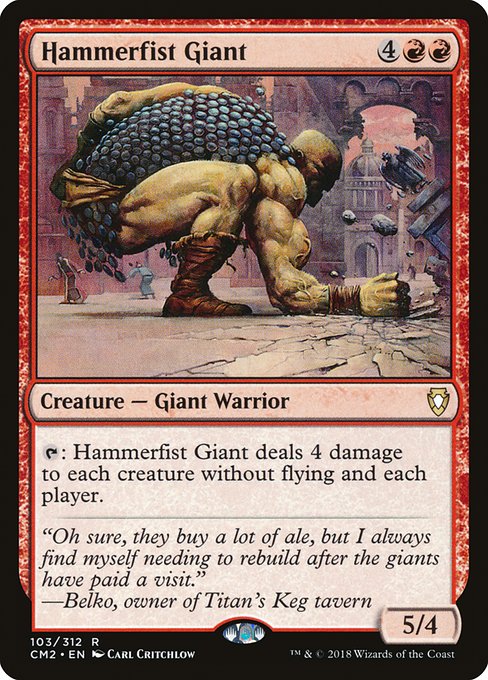 Commander Anthology Volume II - 103 - Hammerfist Giant - Rare - R - Non-foil