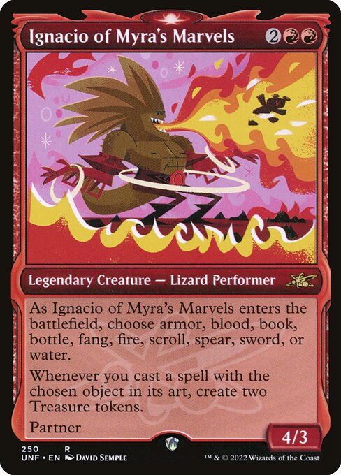 Unfinity - 250 - Ignacio of Myra's Marvels - Rare - R - Foil