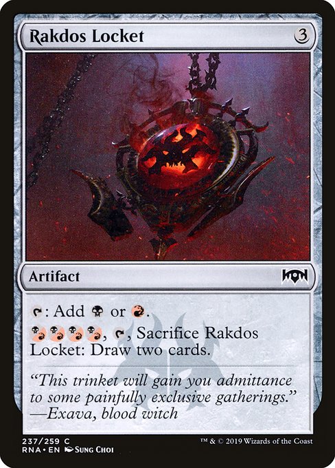 Ravnica Allegiance - 237 - Rakdos Locket - Common - C - Non-foil