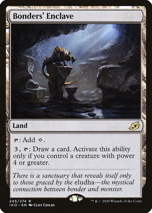 Ikoria: Lair of Behemoths - 245 - Bonders' Enclave - Rare - C - Non-foil