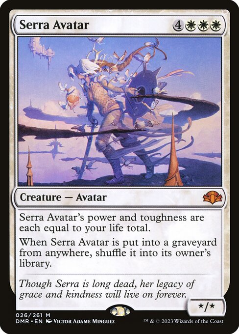 Dominaria Remastered - 26 - Serra Avatar - Mythic - W - Non-foil